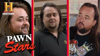 Pawn Stars 10 TOP DOLLAR CHUMLEE DEALS From Care Bears to Flamethrowers  History [upl. by Keyek]