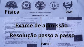 Exame de admissão UP Física 2024 [upl. by Jamie]