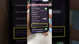 Siri not available your iPhone is not connected to the internet tenorshare ios18 shorts [upl. by Attenrev]