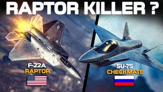 F22 Raptor Vs Su75 Checkmate 5th Generation Duel  Digital Combat Simulator  DCS [upl. by Lehcer]