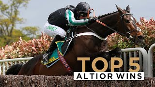 ALTIORS TOP 5 WINS INCLUDING AT THE CHELTENHAM FESTIVAL [upl. by Dougherty]