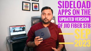 Install third party application in jio fibre Set Top Box jioairfiber 2023 Update [upl. by Einavoj]