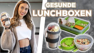 3 Gesunde Lunchboxen unter 10 Minuten  Für Schule Arbeit Uni [upl. by Michel]