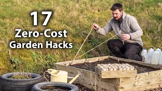 17 Brilliant FREE Vegetable Gardening Hacks  More Food for Less Effort [upl. by Garaway]