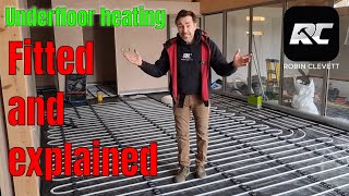 Underfloor heating system fully fitted ready for screeding [upl. by Soph]