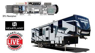 Unique Toyhauler Floorplan ALERT Torque 371 [upl. by Grannia260]