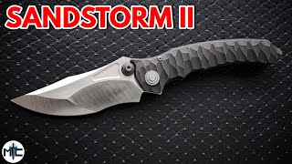 MAXIMUM Insanity The Ridiculously Overbuilt Maxace Sandstorm 2 Folding Knife  Overview and Review [upl. by Given]