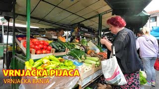 Vrnjačka pijaca CENE voćepovrćeVrnjačka Banja FotoVoja Vrnjacka Banja [upl. by Nohsram239]