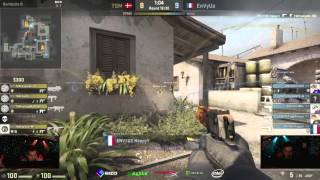 The Best CS GO Deagle Ace Ever by EnVyUs Happy vs TSM on deinferno at DreamHack Grand Finals [upl. by Issim]