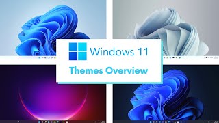 Windows 11 Themes Overview  Dynamic Tech [upl. by Faxen]