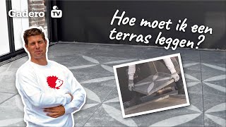 Hoe moet ik een terras leggen Volg deze stappen [upl. by Ayahsey]