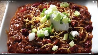 Chili Recipe [upl. by Kurtzman]