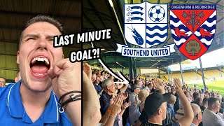 LAST MINUTE GOAL Rescues Blues Vs DAGGERSSouthend vs Dagenham [upl. by Shakti]