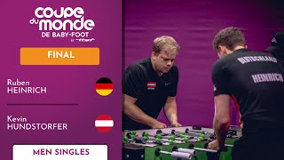 2022 ITSF World Cup  Men Singles Final  Ruben HEINRICH 🇩🇪 vs Kevin HUNDSTORFER 🇦🇹 [upl. by Jarek]