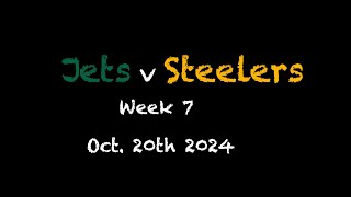 Jets vs Steelers Live Play by Play amp Reaction [upl. by Yhtommit623]