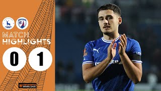 HIGHLIGHTS  Hartlepool United 01 Spireites [upl. by Orbadiah144]