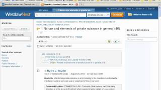 WestlawNext Tutorial [upl. by Maurili]