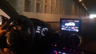 AUDI S3 8V Crackle map exhaust sound stage 2 BR PERFORMANCE [upl. by Eerpud]