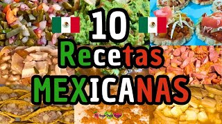 ✅10 RECETAS🇲🇽MEXICANAS🇲🇽 mihogardulcehogar recetas recetasmexicanas comidasmexicanas [upl. by Olshausen600]