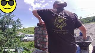 Chimney rehab Brickwork at the Bunny Ranch [upl. by Muldon]