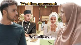 From Marriage Contract to Love wedding agreement part 3 explanation in hindiurdu  new drama [upl. by Lasley312]