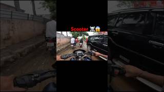 Scooter 👽😱biker bikerriderbikerriderbikeriderideraxeracing bikeracehyperridemotovlog [upl. by Milman]