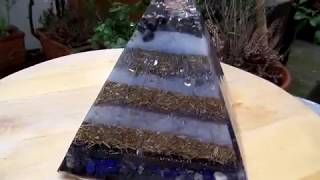 Extra Large EMF BUSTING ORGONITE Pyramid  By Orgone Jewels [upl. by Jeanine905]