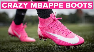 PINK Mercurial Mbappe Superfly 7 boots  play test [upl. by Nehr236]