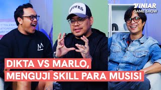 DIKTA DAN MARLO MAIN TEBAK LAGU DARI LIRIK YANG UDAH DI TRANSLATE  VINIAR Game Show [upl. by Essy472]