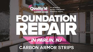 Basement Waterproofing Foundation Repair Installed In Parlin NJ [upl. by Free532]