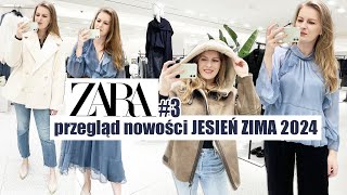 ZARA PRZEGLĄD NOWOŚCI TRENDY JESIEŃ 2024 PAŹDZIERNIK MIERZYMY cz3 [upl. by Zetra501]