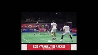 GAGAL POIN kok nyangkut di racket FINAL KOREA OPEN 2024 badminton [upl. by Elawalo]