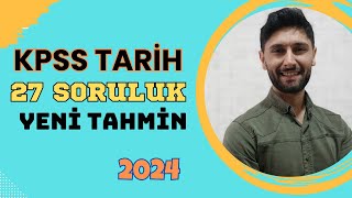 KPSS Tarih Yeni Tahmin 2024  KPSS LisansÖnlisans kpss kpss2024 [upl. by Annasor]