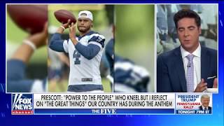 The Five Cowboys Prescott Nailed It With Criticism of Anthem Kneeling [upl. by Anec]