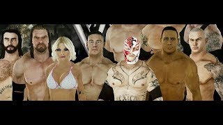 GTA SA Android  WWE Skins Pack [upl. by Anaicilef]