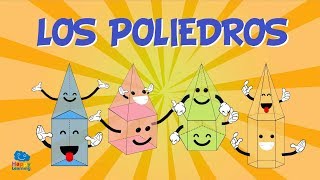 LOS POLIEDROS  Vídeos Educativos para niños [upl. by Yeloc]