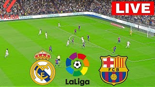 🔴LIVE REAL MADRID VS BARCELONA PARTIDO EN VIVO  LIGA ESPAÑOLA fc24gameplay [upl. by Maighdiln]