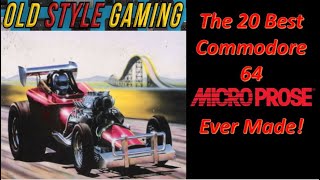 The 20 Best Commodore 64 Microprose Games Ever Made [upl. by Llirret988]