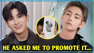 Park Hyungsik Reaction To Taehyung Song In His Latest Interview  Wooga Squad Support BTS V [upl. by Saunder868]