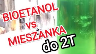 Czy mieszanka do silników dwusuwowych 2T się rozwarstwia E5 E10 bioetanol paliwo benzyna test cz1 [upl. by Anairam]