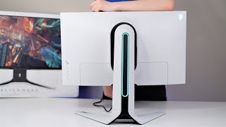 Alienware AW2721D  240Hz 27inch QHD Fast IPS Monitor Unboxing 4k60p [upl. by Mccready]