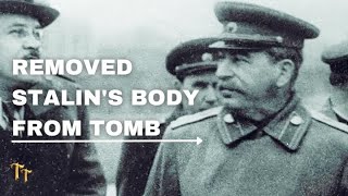 Why USSR Removed Stalins Body From Lenins Tomb [upl. by Ahsenad]