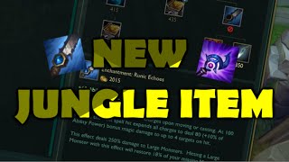 NEW AP JUNGLE ITEM RUNIC ECHOES Replacing Runeglaive LOL New item season 6 [upl. by Aldred]