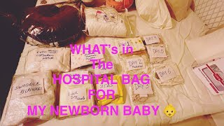 Hospital Bag for Baby what’s in the hospital bag for newborn [upl. by Sherrill541]