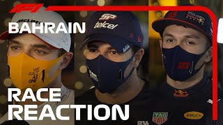 2020 Bahrain Grand Prix Drivers PostRace Reaction [upl. by Adigun891]