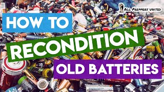 How To Recondition Old Batteries 🔋🔋 And How to profit from it 🔋 [upl. by Pavyer]