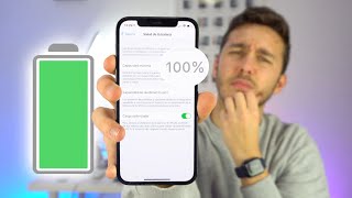 BATERÍA en iPhone 100 de SALUD TODA LA VERDAD 🔋 [upl. by Nallij]