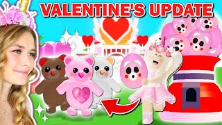 NEW VALENTINES DAY UPDATE In Adopt Me Roblox [upl. by Ynnaj]