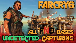 ALL FND BASES UNDETECTED CAPTURING – FAR CRY 6 Stealth Gameplay [upl. by Marquis]