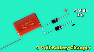 AC to DC Battery Charger Circuit Kaise Banaye  How To make battery Changer Circuit 4v charger [upl. by Bindman]